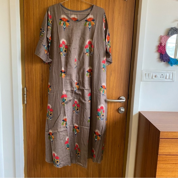 Other - Floral print bell sleeves kurta